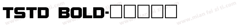 TSTD BOLD字体转换